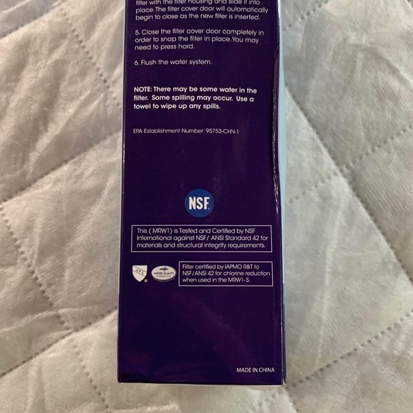 MARRIOTTO MRW1 Filter Compatible with Whirlpool Water Filter 1(EDR1RXD1) - Picture 8 of 10